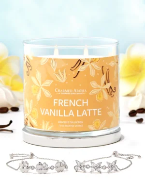 French Vanilla Latte 2-tahiga küünal üllatusega