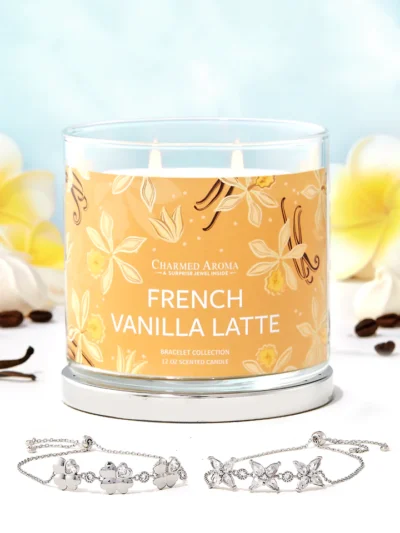 French Vanilla Latte 2-tahiga küünal üllatusega