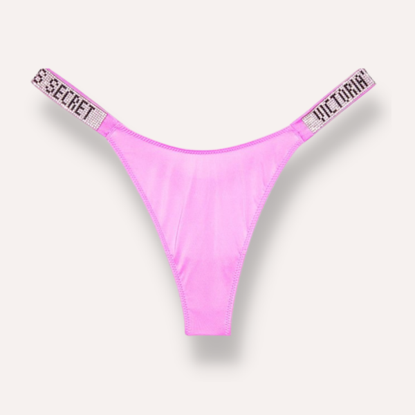 VS kristallidega roosad stringid