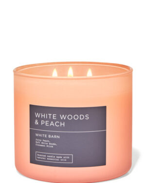 White Woods & Peach 3-tahiga küünal 411g