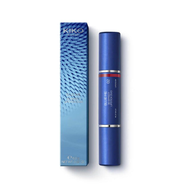 Huulepulk Kiko Blue Me 3d Effect Lipstick Duo, 02 Yes Mauve 6.5g - Image 3