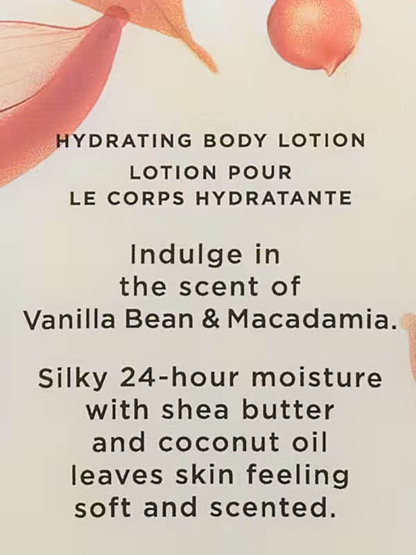 Vanilla Bean & Macadamia kehakreem 236ml - Image 2
