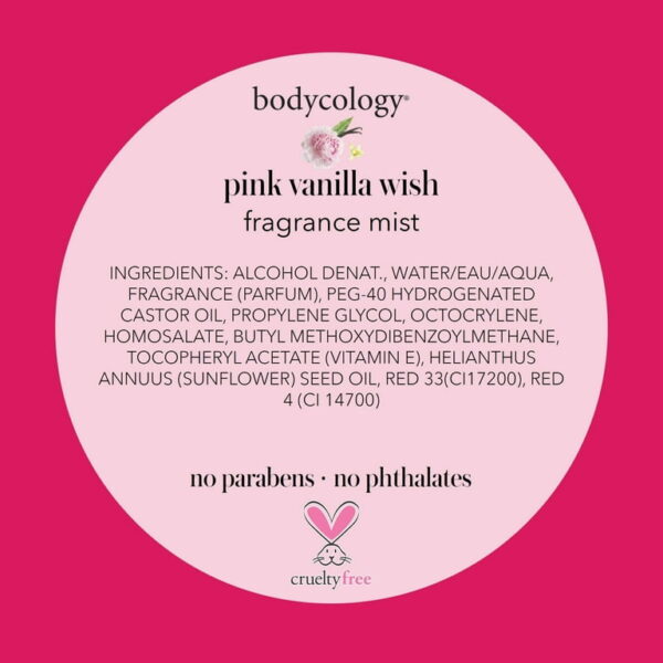 Pink Vanilla Wish kehasprei